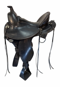 16 Inch Used Circle Y Kentucky Gaiter Gaited Trail Saddle Wide Flex Tree 1582