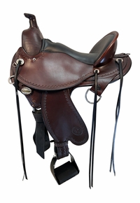 HOLD 2025/11/04j  16 Inch Used Circle Y Kentucky Gaiter Trail Saddle 1582