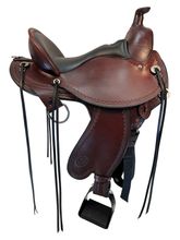SOLD 2025/11/21 16 Inch Used Circle Y Kentucky Gaiter Trail Saddle 1582