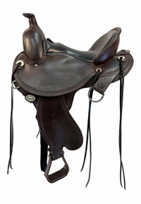 SOLD 2026/07/01j  16 Inch Used Circle Y Kentucky Gaiter Trail Saddle Medium Flex Tree 1582