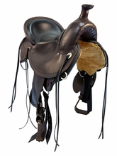 SOLD 2026/07/01j 16 Inch Used Circle Y Kentucky Gaiter Trail Saddle Medium Flex Tree 1582
