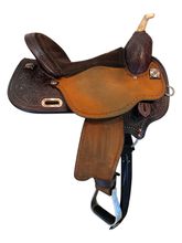 16 Inch Used Circle Y KK Faith Barrel Saddle Wide Flex2 Tree 1524