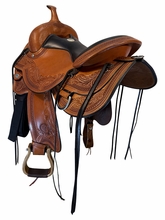 HOLD 2026/10/05j 16 Inch Used Circle Y Julie Goodnight Monarch Trail Saddle Wide Flex2 Tree 1752