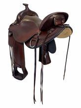 SOLD 2026/08/11  16 Inch Used Circle Y Nova Flex Plus Trail Saddle Wide Flex2 Tree 1566