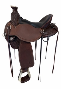 16 Inch Used Circle Y Oakwood Trail Saddle Medium Flex2 Tree 1137