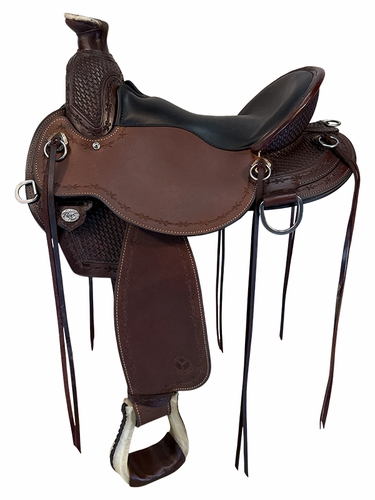 16 Inch Used Circle Y Oakwood Trail Saddle Medium Flex2 Tree 1137
