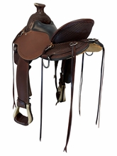 16 Inch Used Circle Y Oakwood Trail Saddle Medium Flex2 Tree 1137