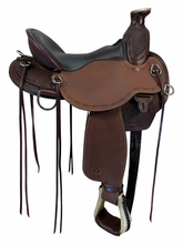16 Inch Used Circle Y Oakwood Trail Saddle Medium Flex2 Tree 1137
