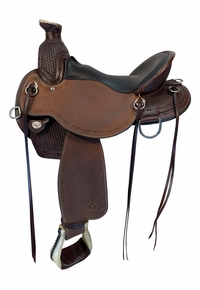 16 Inch Used Circle Y Oakwood Trail Saddle Medium Flex2 Tree 1137