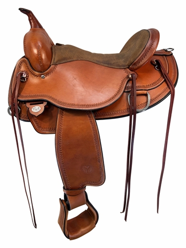 HOLD 2025/09/09e  16 Inch Used Circle Y Omaha Trail Saddle 1554