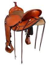 HOLD 2025/09/09e  16 Inch Used Circle Y Omaha Trail Saddle 1554