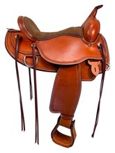 HOLD 2025/09/09e  16 Inch Used Circle Y Omaha Trail Saddle 1554