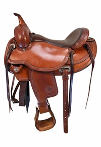 16 Inch Used Circle Y Omaha Trail Saddle 1554