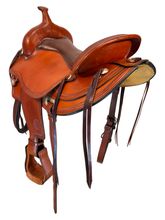 SOLD 2025/09/23   16 Inch Used Circle Y Omaha Trail Saddle 1554