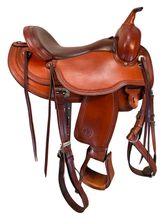 SOLD 2025/09/23   16 Inch Used Circle Y Omaha Trail Saddle 1554
