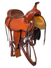 SOLD 2025/09/23   16 Inch Used Circle Y Omaha Trail Saddle 1554