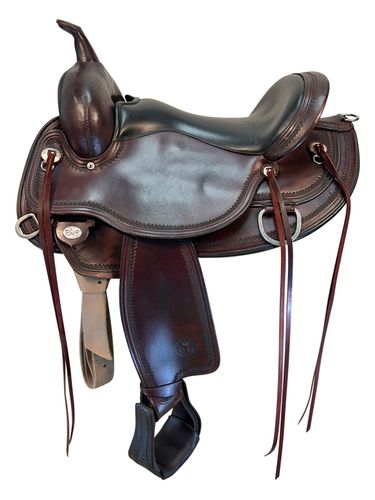 SOLD 2025/10/31j  16 Inch Used Circle Y Omaha Trail Saddle 1554