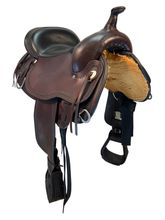 SOLD 2025/11/10 LAYAWAY  16 Inch Used Circle Y Omaha Trail Saddle 1554