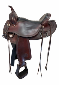 16 Inch Used Circle Y Omaha Trail Saddle 1554