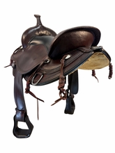 SOLD 2026/06/26 16 Inch Used Circle Y Omaha Trail Saddle Extra Wide Flex Tree 1554