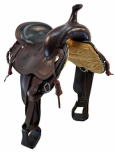 SOLD 2026/06/26 16 Inch Used Circle Y Omaha Trail Saddle Extra Wide Flex Tree 1554