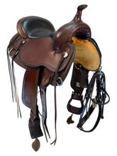 SOLD 2026/04/15 16 Inch Used Circle Y Omaha Trail Saddle Wide Flex Tree 1554