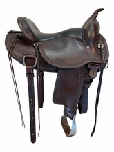 SOLD 2026/08/10 16 Inch Used Circle Y Omaha Trail Saddle Wide Flex2 Tree 1554