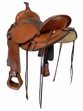 16 Inch Used Circle Y Omaha Trail Saddle Wide Flex2 Tree 1554