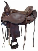 16 Inch Used Circle Y Omaha Trail Saddle Wide Flex2 Tree 1554