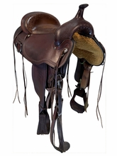 16 Inch Used Circle Y Omaha Trail Saddle Wide Flex2 Tree 1554