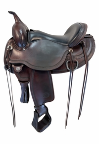 16 Inch Used Circle Y Omaha Trail Saddle Wide Flex2 Tree 1554