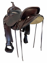 16 Inch Used Circle Y Omaha Trail Saddle Wide Flex2 Tree 1554