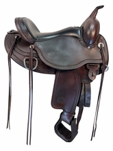 16 Inch Used Circle Y Omaha Trail Saddle Wide Flex2 Tree 1554
