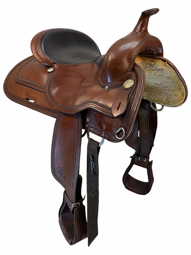 SOLD 2026/10/05 16 Inch Used Circle Y Original Flex Lite Trail Saddle Medium Tree 1551