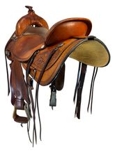 16 Inch Used Circle Y Peak Performance Reining Saddle 1650
