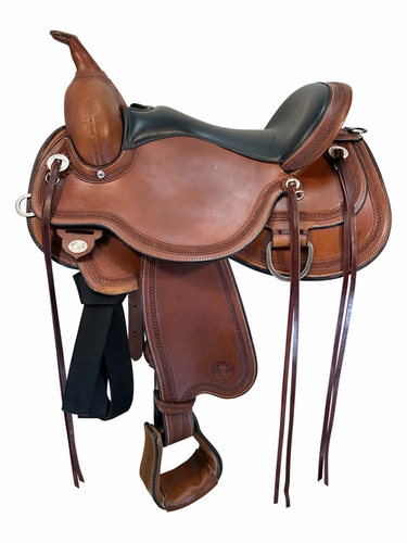 16 Inch Used Circle Y Pioneer Trail Saddle 1665