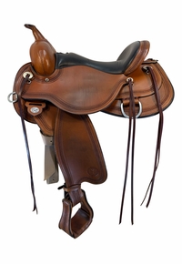 16 Inch Used Circle Y Pioneer Trail Saddle Wide Flex Tree 1665