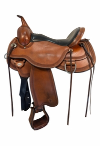 16 Inch Used Circle Y Pioneer Trail Saddle Wide Flex2 Tree 1665