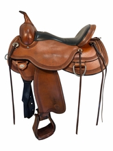 16 Inch Used Circle Y Pioneer Trail Saddle Wide Flex2 Tree 1665