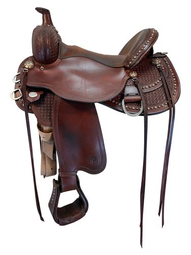 SOLD 2025/11/28j  16 Inch Used Circle Y Reno Trail Saddle 2373