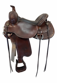 SOLD 2026/03/06e  16 Inch Used Circle Y Reno Trail Saddle Wide Flex Tree 2373