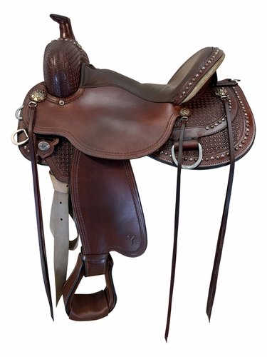 16 Inch Used Circle Y Reno Trail Saddle Wide Flex2 Tree 2373