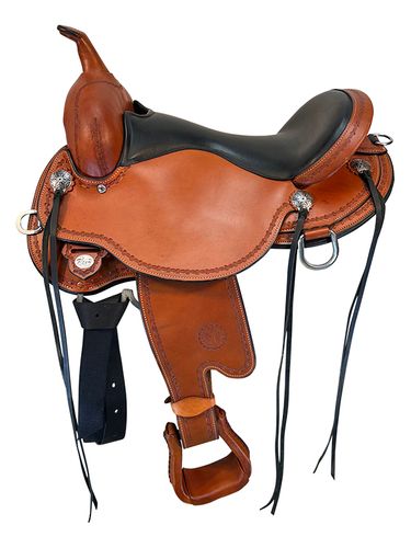 SOLD 2025/10/01  16 Inch Used Circle Y Salt River Trail Saddle 1667