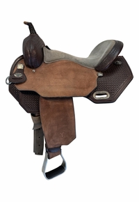 16 Inch Used Circle Y Sarah Rose Barrel Saddle Wide Flex2 Tree 1401