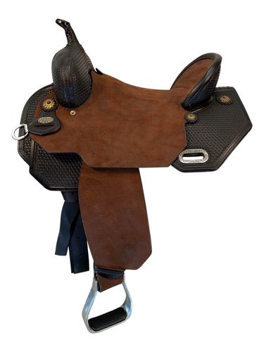 16 Inch Used Circle Y Sarah Rose Prairie Rose Barrel Saddle Medium Flex Tree 1401