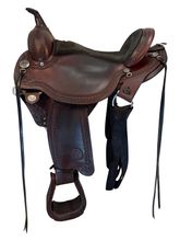 HOLD 2026/02/05c 16 Inch Used Circle Y Sheridan Trail Saddle Medium Flex Tree 1572