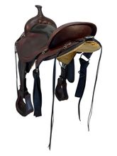 HOLD 2026/02/05c 16 Inch Used Circle Y Sheridan Trail Saddle Medium Flex Tree 1572