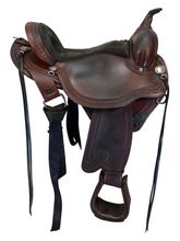 HOLD 2026/02/05c 16 Inch Used Circle Y Sheridan Trail Saddle Medium Flex Tree 1572