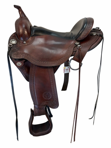 16 Inch Used Circle Y Sheridan Trail Saddle Wide Flex Tree 1572