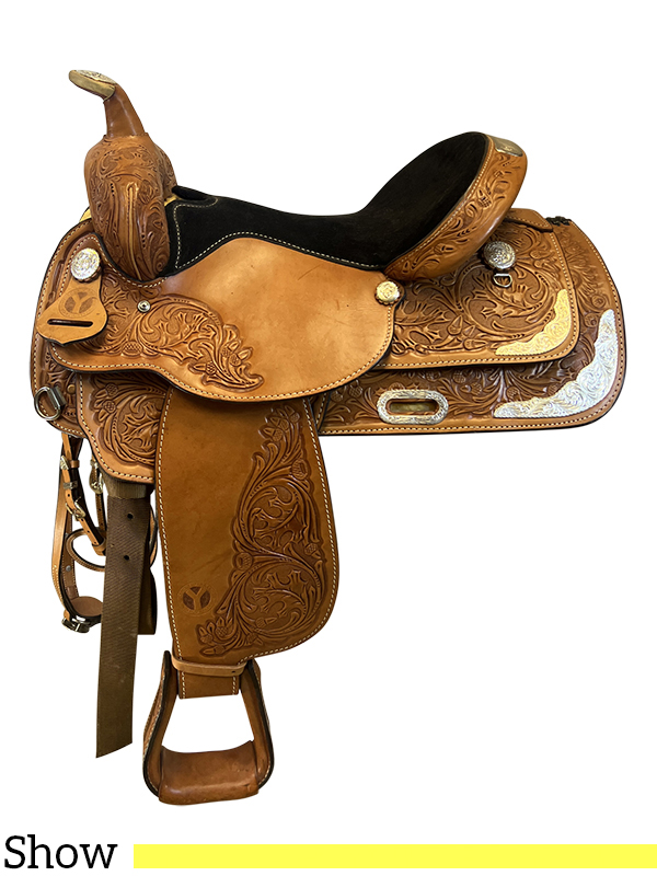 16 Inch Used Circle Y Show Saddle 3674 *Free Shipping*
